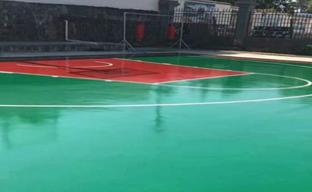 延庆篮球场翻新地面